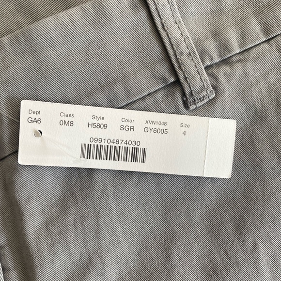 Nwt J Crew shorts grey Size 4 - Picture 3 of 5